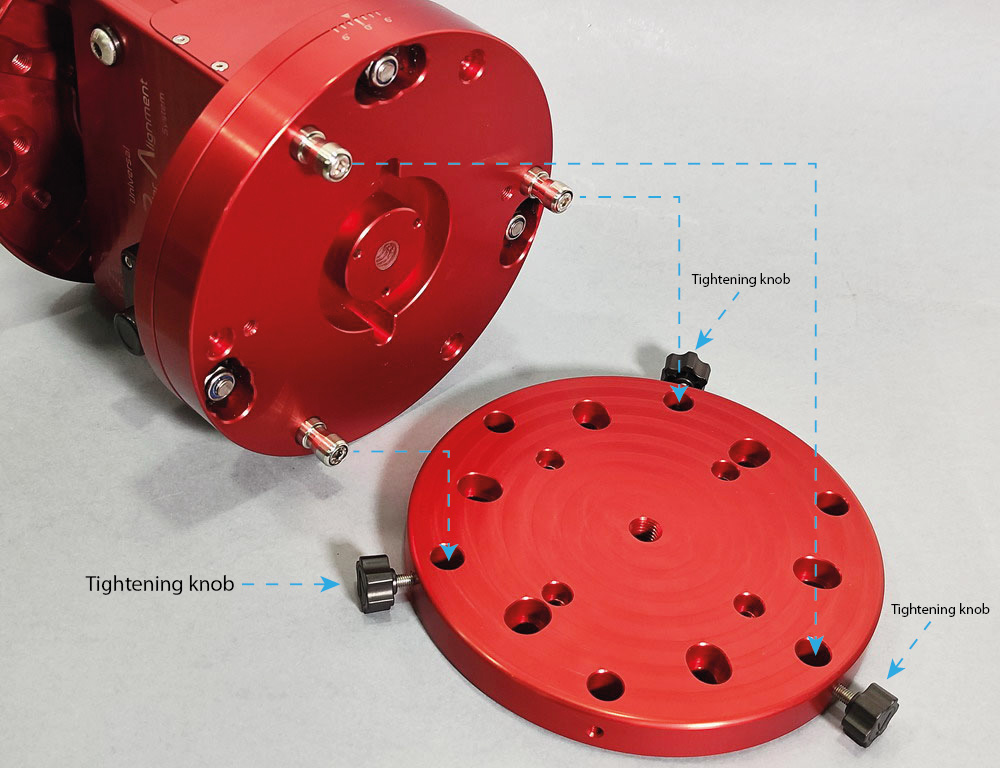 upas tripods adapter mounting instructions